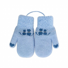 Cartoon Baby Gloves Boys Girls Winter Thicken Warm Knitted Mittens Children Kids Gloves Outdoor Keep Finger Warm