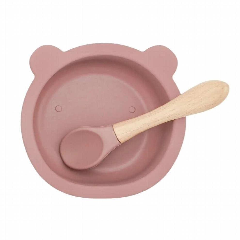Childrens Tableware Feeding Bowl Set Training Dishes Plates With Suction For Babies Solid Food Newborn Spoons Baby Stuff