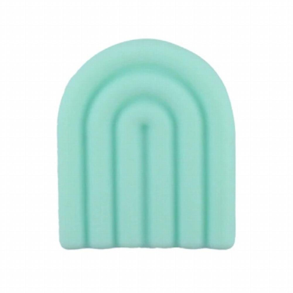 5pcs Rainbow Silicone Baby Teethers Food Silicone Beads Rodent Molar Teething Toys DIY Baby Pacifier Chain Accessories