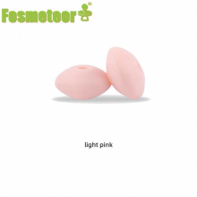 Fosmeteor Silicone Beads Abacus Beads Spacer Beads DIY Creative Soothing Baby Teether Necklace Pacifier Chain Bracelet Toy