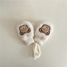 1-4 Years Old Winter Children Girls Soft Finger Baby Gloves Animal Bear Warm Kids Glove Outdoor Toddler Mittens Newborn Mitten