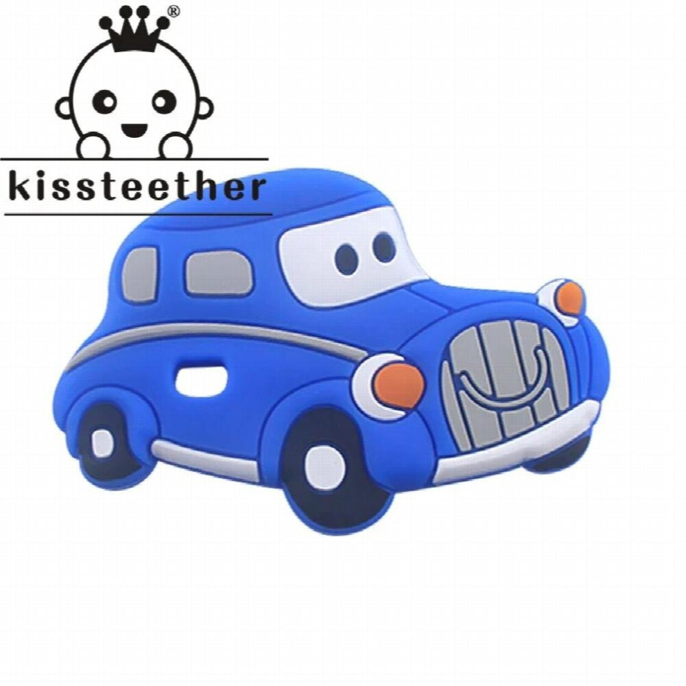 Kissteether 1pcs Car Shaped Silicone Baby Teether Rodent Baby Teething Toys Chewable Baby Products Nursing Gift For Baby Boy