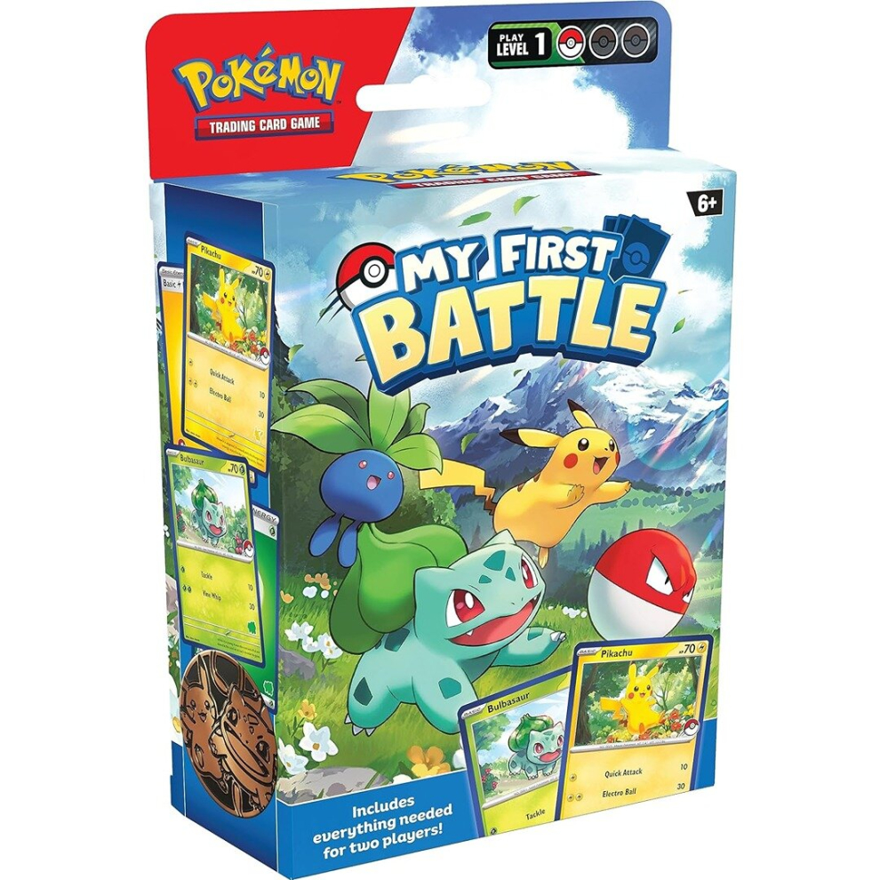 Pokémon Tcg: My First Battle - Charmander And Squirtle Or Pikachu And Bulbasaur