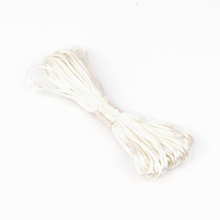 Baby Teether Accessories 10m Satin Silk Rope 2mm Nylon Cord for Baby Mom Jewelry Making Teething Necklace Rattail Cord