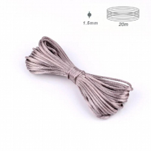 20M Baby Chewable Necklace Accessories 2.5mm Satin Silk Nylon Cord For Baby Pacifier Chain DIY Tools 2mm Rope Mix