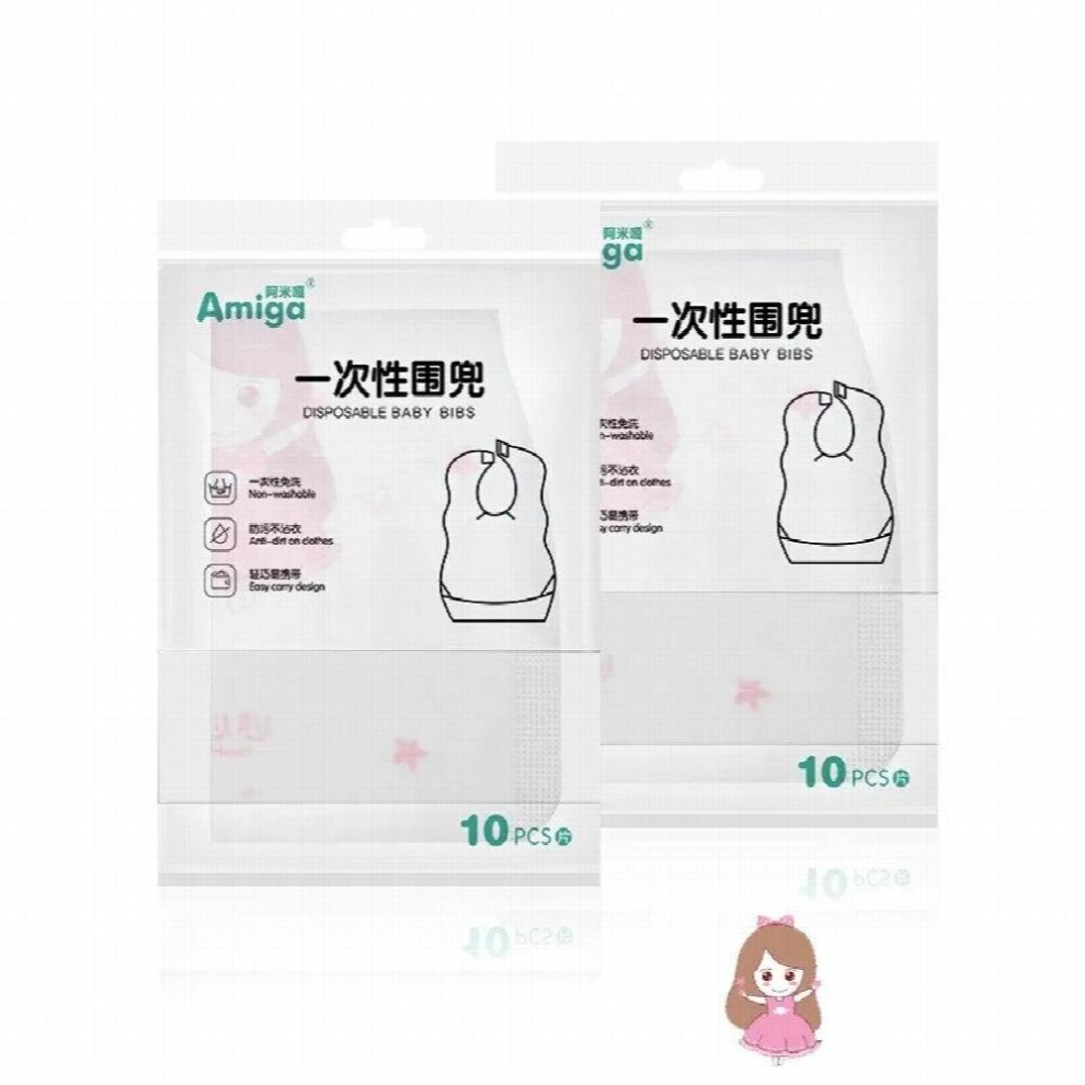 20 Pieces/lot Waterproof Disposable Baby Bibs Set Kids Bandana Bibs for Newborn Feeding Saliva Scarf Baby Boys Stuff Girl Things