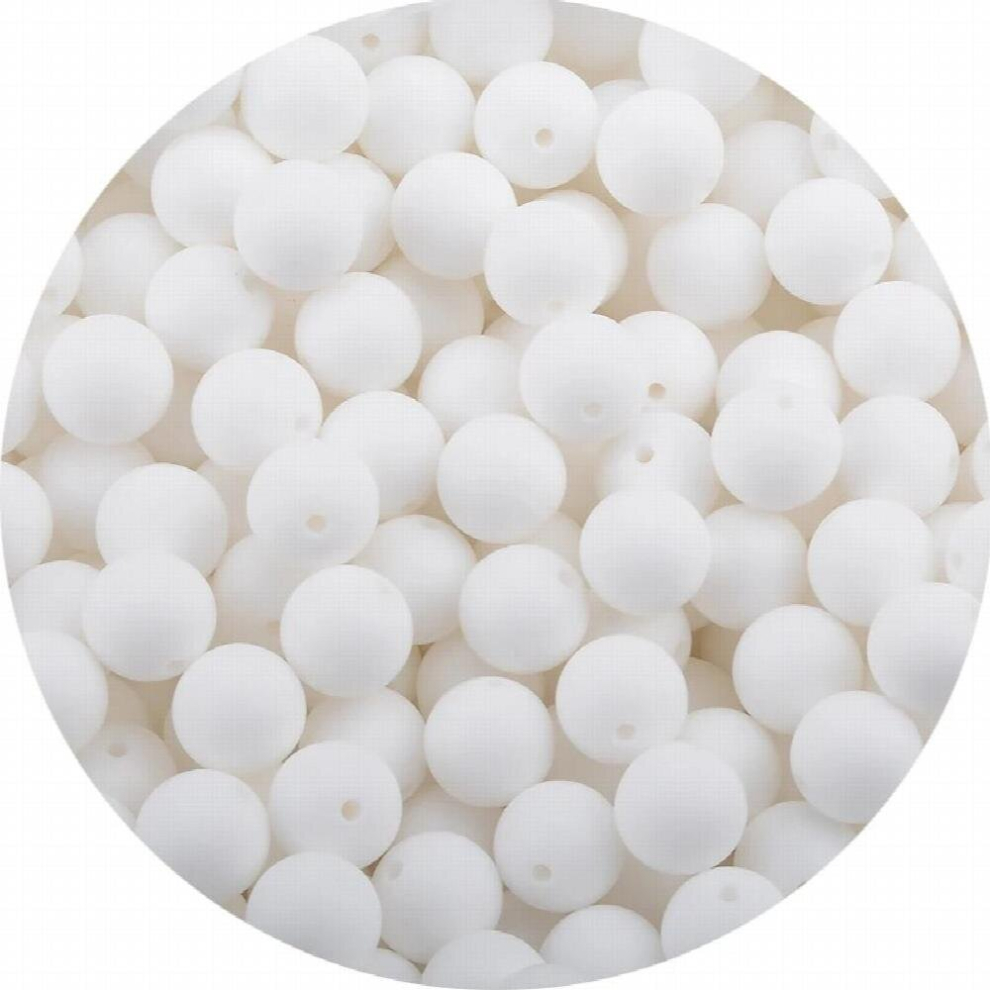 12mm 100pcs/lot Slicone Beads food Baby Teether Round Beads Baby Chewable Teething Beads silicone teether for Diy