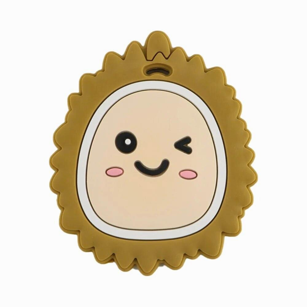 Sunrony 1pc Cartoon Animals Dog Goat Bee Food Silicone Teether Pendants DIY Pacifier Chain Accessories Baby Molar Toys