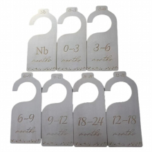 Baby Closet Size Dividers Hanging Closet Divider Home Nursery Decoration Baby Clothes Organizer Mom Closet Divider