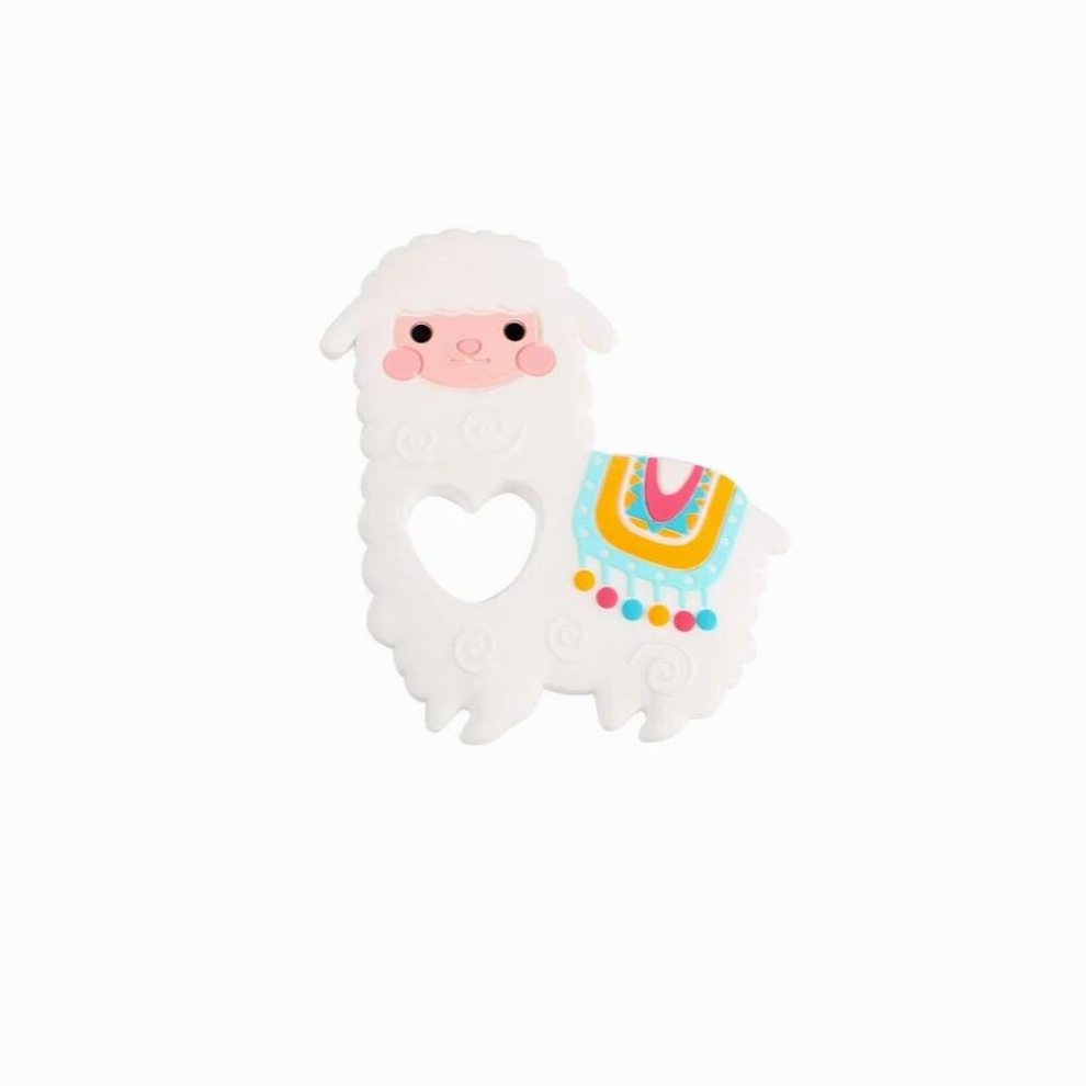 Kovict 1pcs Alpacas Silicone Teether Animal Molar Teether DIY Pacifier Chain Jewelry Accessories Chewable Nursing Baby Toys