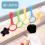 Baby Pull Ring Learning Standing Game Bed Pull Ring Childrens Bed Guardrail Full Plastic Hook Baby Auxiliary Hand Pull Ring 4