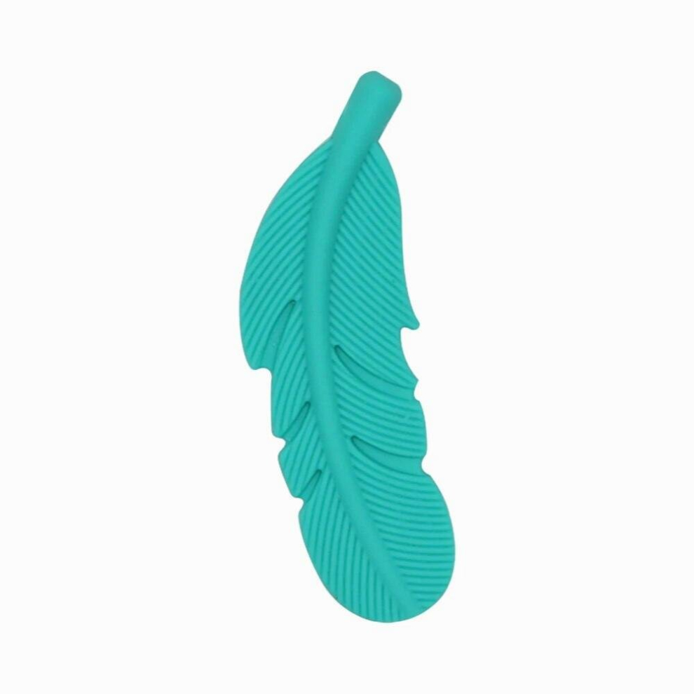 10Pc Silicone Teether Feather Beads Accessories Teething Toys For Infant Gift Baby Teether Nursing Shower Toys