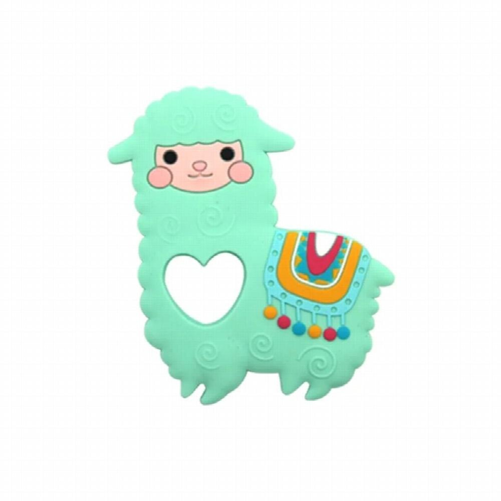 1pcs Baby Silicone Teething Beads Alpaca Food Baby Silicone Beads BPA DIY Pacifier Chain Accessories Newborn Toys