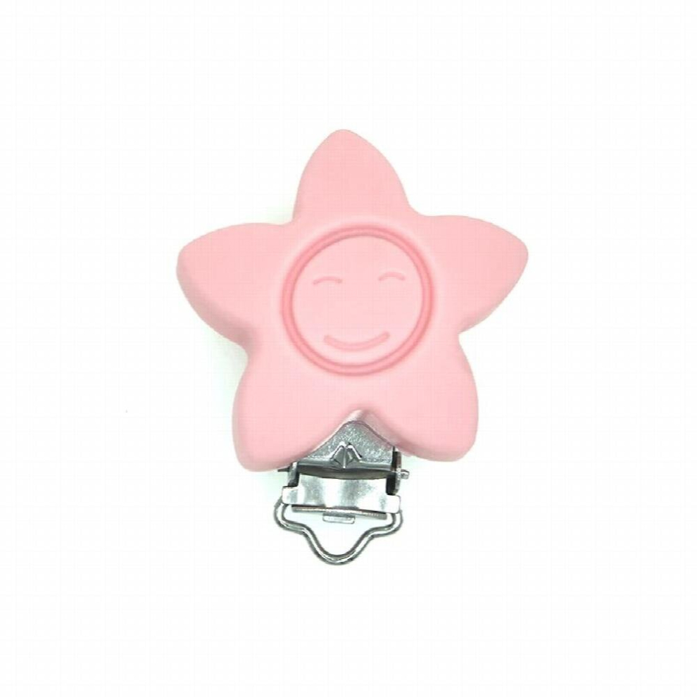 Sunrony 1Pc Smile Owl Cartoon Silicone Pacifier Clip Food Pacifier Chain DIY Necklace Teethers Baby Care Toys Accessories