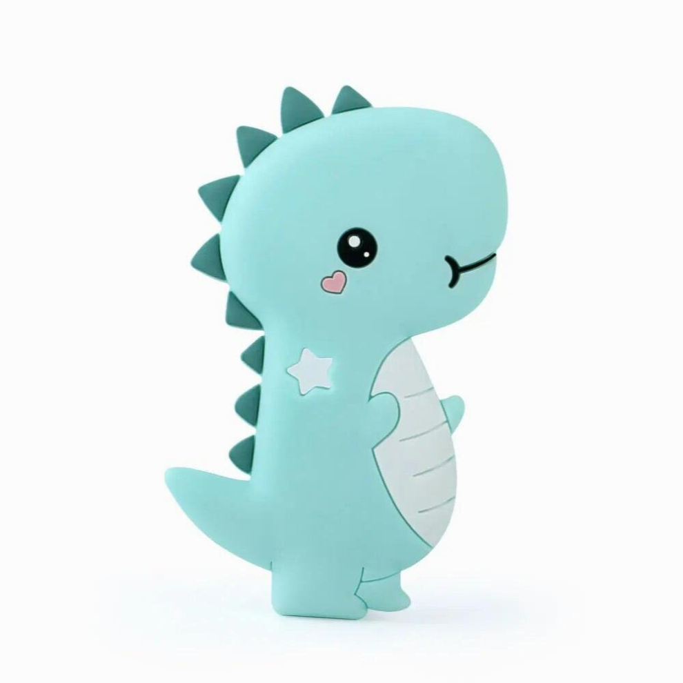 1pc Baby Teether Silicone Food Rodent Tiny Rod DIY Pacifier Chain Cartoon Unicorn Dinosaur Baby Molar Teething Teether