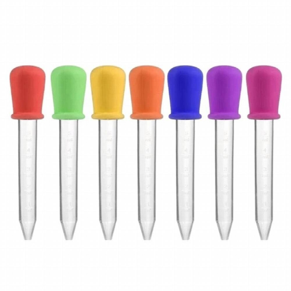 6/7/8/10 Pcs Baby Dropper Medicine Feeder Child Medicine Device Silicone Pipette Liquid Food Dropper Infant Utensils 5ML
