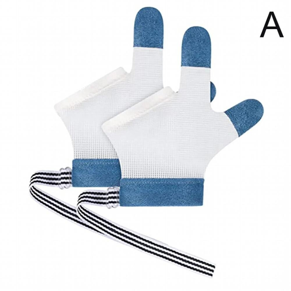1 Pair Baby Prevent Bite Fingers Nails Gloves for Children Infant Thumb Fingers Sucking Stop Gloves Kids Anti Biting Eat Hands