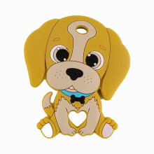 Puppy baby Silicone Teether Food DIY Baby Pacifier Chain Accessories Baby Toys