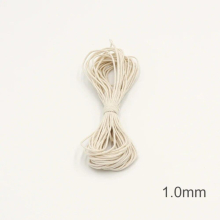 1/1.5/1.8mm Waxed Cotton Cord Baby Teether Accessories 10m Rope Waxed Twisted String Thread Line For DIY Jewelry Making