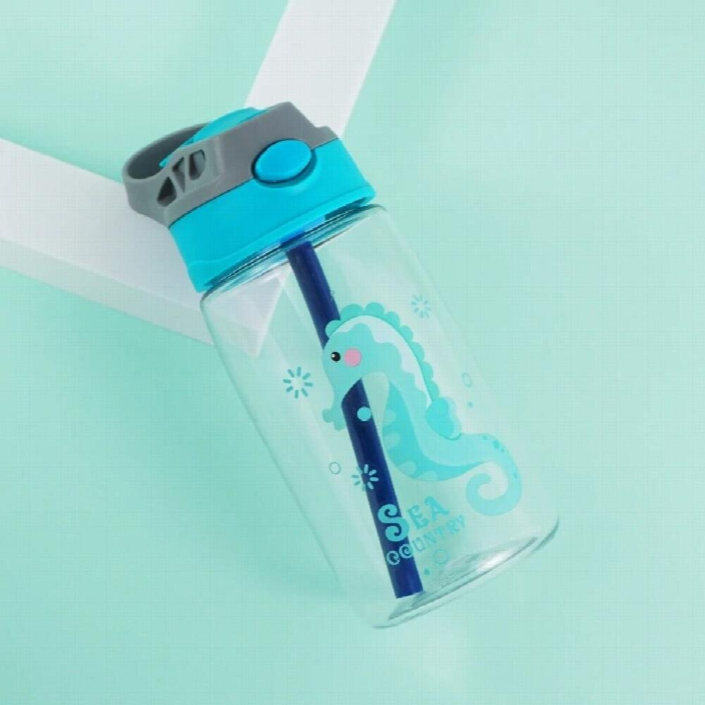 Kids Water Sippy Cup Creative Cartoon Baby Feeding Cups with Straws Leakproof Water Bottles Outdoor Portable Children Cups