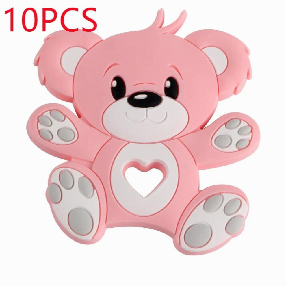 Kovict 10Pcs Silicone Teether Baby Rodent Food Baby Teething Product Accessories For Pacifier Chains
