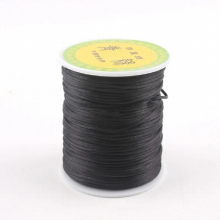 1pc 1mm 75m Satin Silk Rope Nylon Cord Colorful Baby Teether Accessories Teething Necklace Rattail Cord DIY Tool Silicone Bead