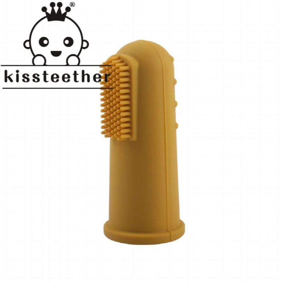 Kissteether Baby Soft Finger Toothbrush BPA Silicone Infant Tooth Teeth Clean Brush Food Silicone Bebes Health Care
