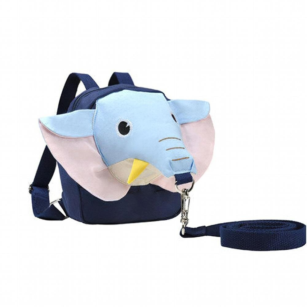 Baby Safety Anti-Lost Backpacks Children Traction Walking Rope Animals Schoolbag Cartoon Elephant Bag Kids Learn Walk Leash