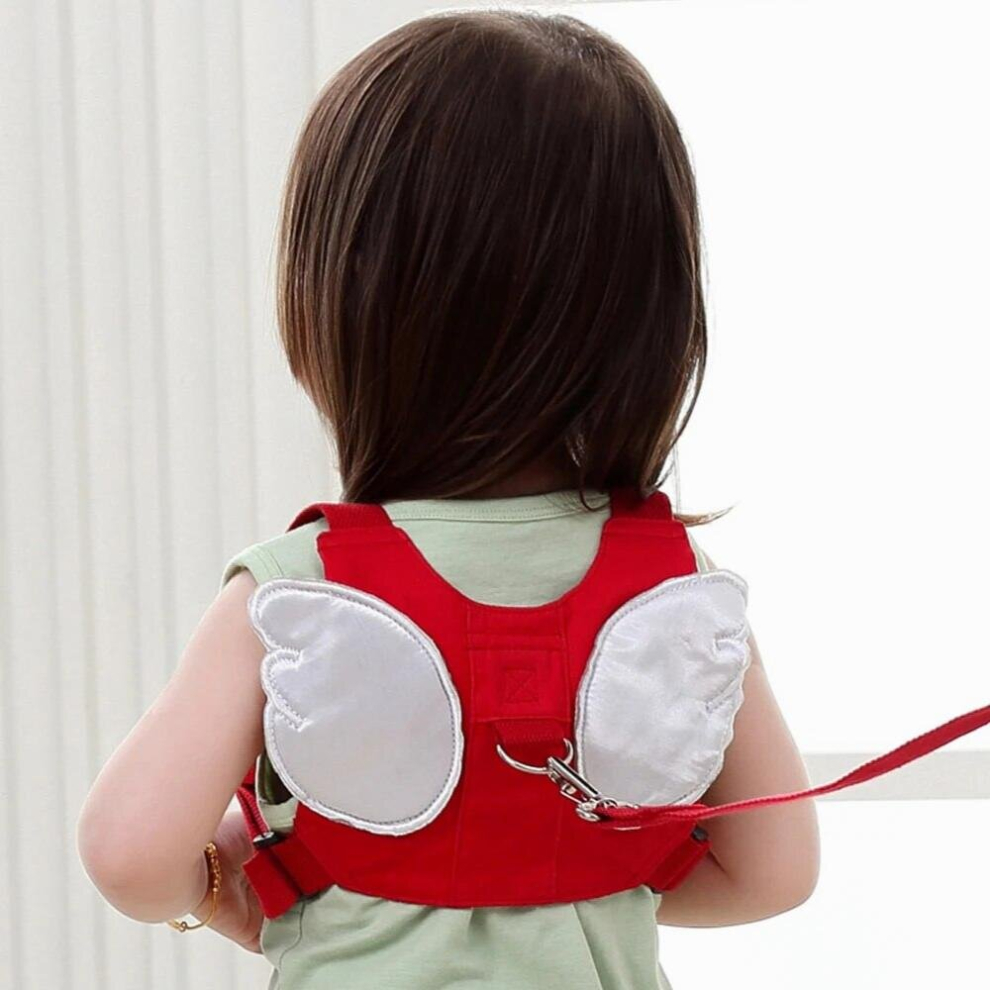 Child Safety Leash Cartoon Protable Breathable Belt Adjustable Angel Wing Toddler Leash Anti Lost Outdoor Baby Walking Harness