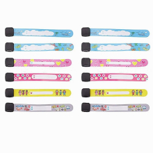 8/12Pcs Children Travel Outdoor Safe Anti-lost Wristband Safety Recognition Bracelet For Kids Adjustable Waterproof