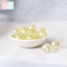 Acrylic Beads 10pcs 15mm Baby Teether Toys Transparent Sequins Food BPA DIY Bracelet Pacifier Chain Childens Product