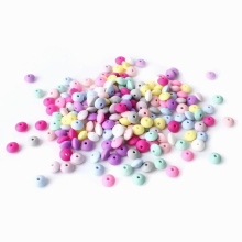 20Pcs/Lot Silicone Beads Food Silicone Teething Beads Baby Teething Chew DIY Teething Necklace Toys Accessories