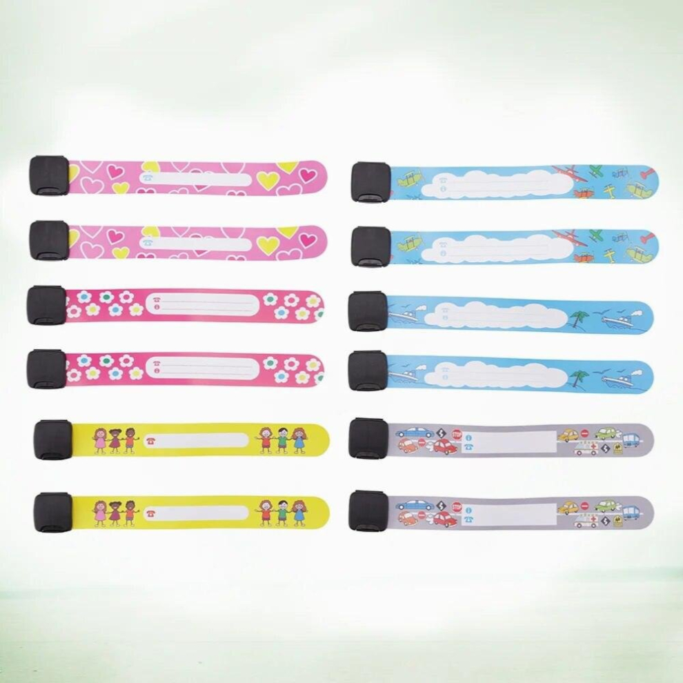 Id Kids Bracelet Child Safety Bracelets Wristband Waterproofidentification Wristbands Lost Band Anti Wrist Bands Reusable