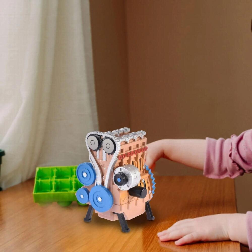 Resin Engine Model | 4 Cylinder Car Engine | Mini Engine DIY Car Kit Home Decoration, Educational To 1