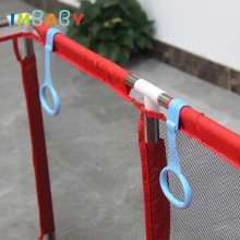 IMBABY 4PCS Playpen Rings General Use Baby Crib Hooks Activity Center Pull Ring for Playpen Ring Handles Baby Protection