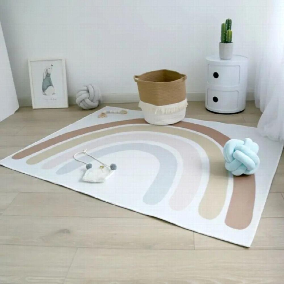 Baby Infant Play Floor Mat Crawling Blanket Carpet Rainbow Children Playmat Rug Cushion Bedroom Decorations ????????? ??????