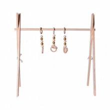 Nordic Wooden Fitness Rack Children Room Decorations Baby Play Gym Activity Pendants Hanging Bar Newborn