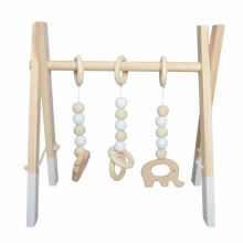 Nordic Wooden Newborn Fitness Rack Children Room Decorative Toy Photography Prop 24BE