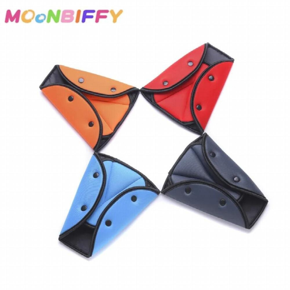 Safety Belt Cover Sturdy Adjustable Triangle Safety Seat Belt Pad Clips Baby Child Fixed Kids Activity