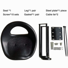 Child Bike Seat Front Mount Mountain Bike Seat with Footrests