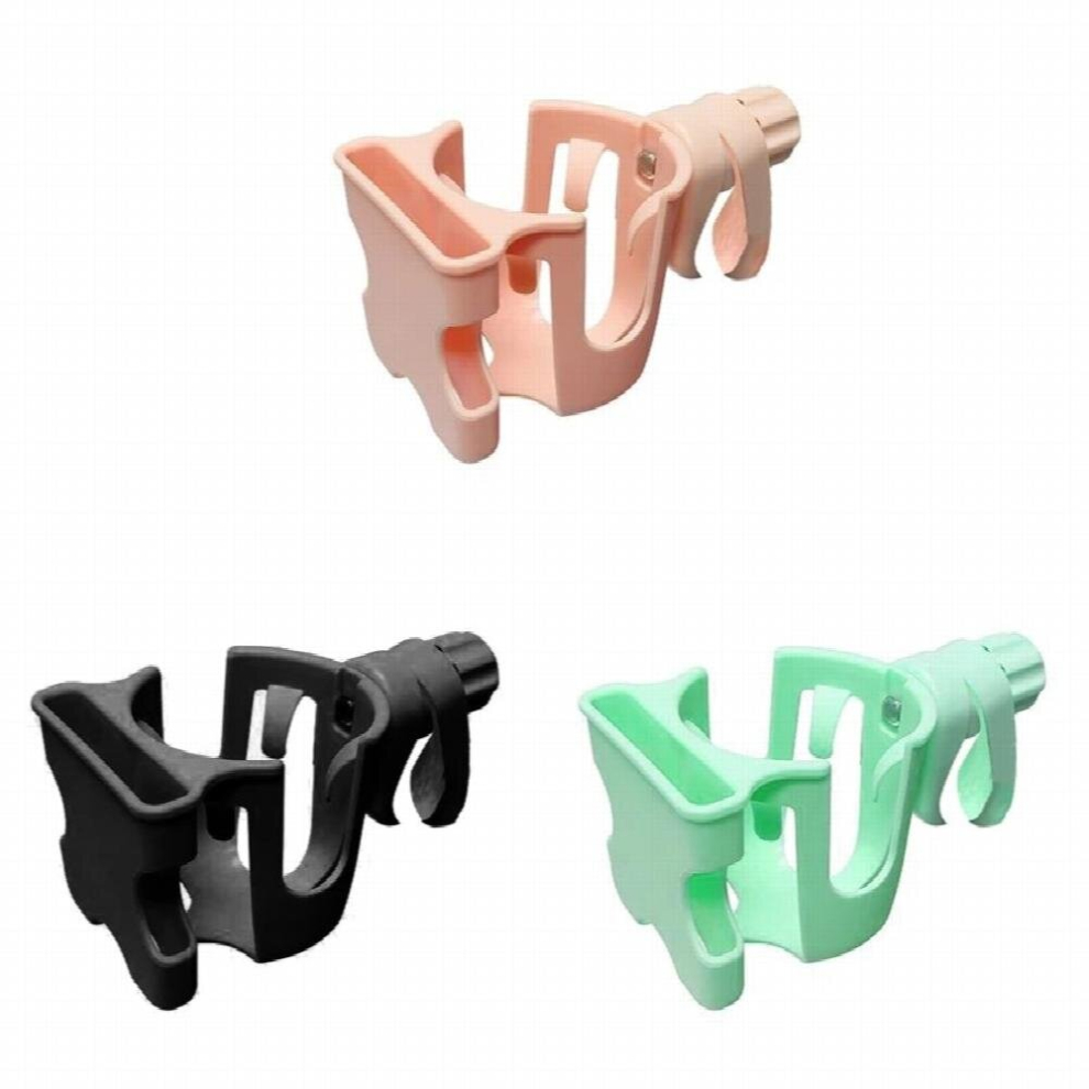 N80C Pram Cup Holder Baby Stroller Phone Holder Organizer Adjustable Drink Holder for Pushchair Buggy Wheelchair 360