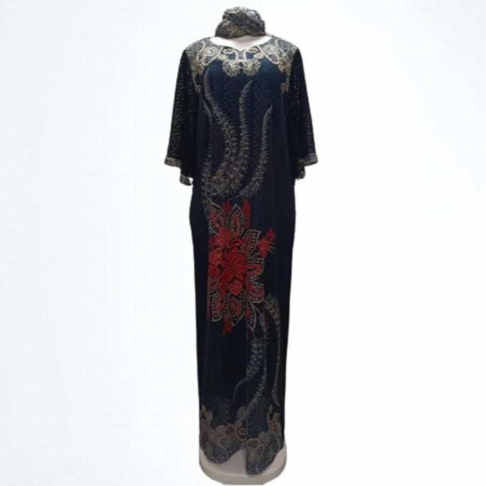 African Lace Dresses For Women Embroidered Sequin Maxi Robe Muslim Hijab Abayas Ankara Dashiki Kaftan Robe Africaine-image-OPC-PCQNHK2-NEW