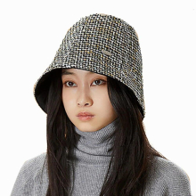 Winter Bucket Hats for Women Outdoor Windproof Warm Antistatic Two-Side Wear Foldable Fishing Caps for Ladies