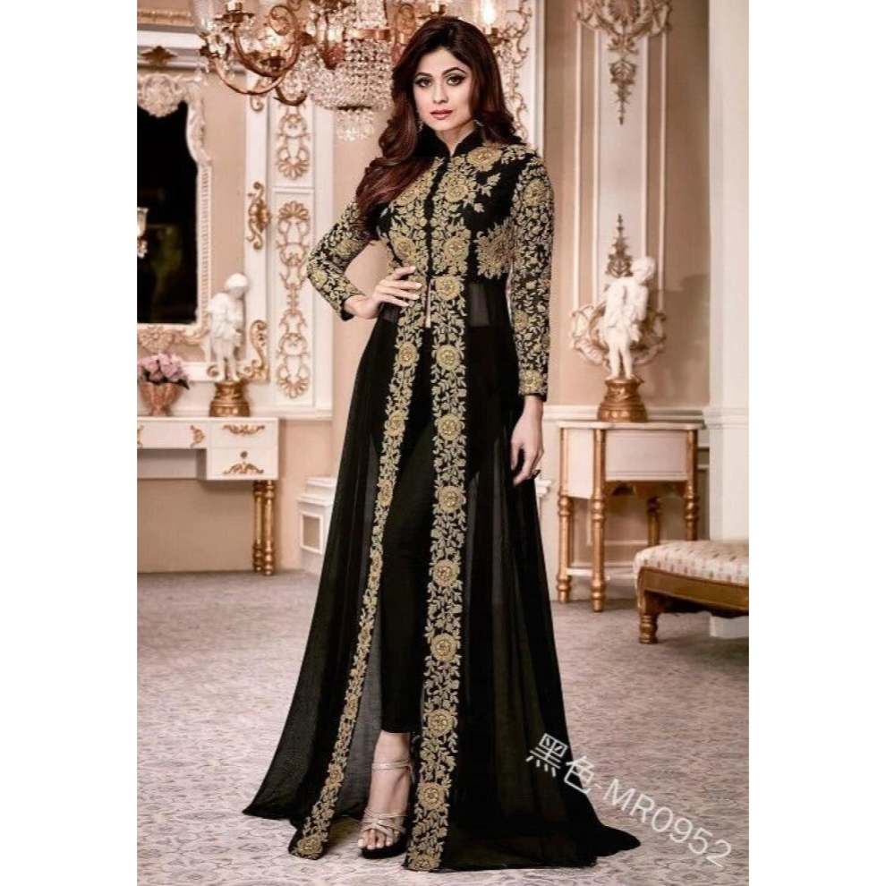 Muslim Middle Eastern Ethnic Dubai Turkey Long Sleeve Two-piece Temperament Dress Islamic Clothing for Women Ramadan Dresses-image-OPC-PCQNK59-NEW