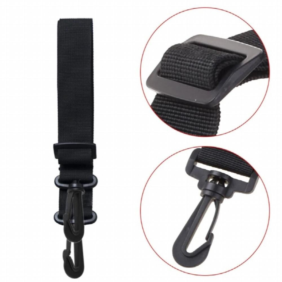 Pram Stroller Shoulder Strap Wheelchair Carriage Bag Carry Strap Hooks Hanger