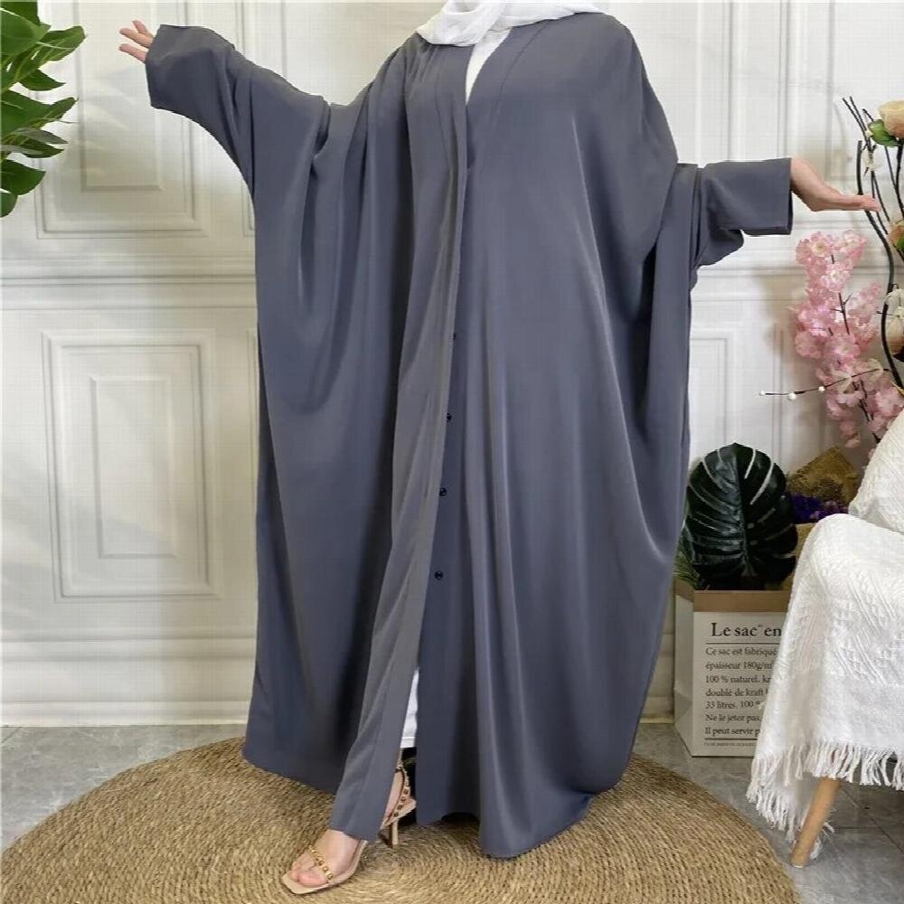 Robe De Prière Femme Musulmane (Abaya) - Coton Fluide - Coupe Modeste Ample - Manches Longues - Multi-occasions (prière, Aïd, Quotidien)