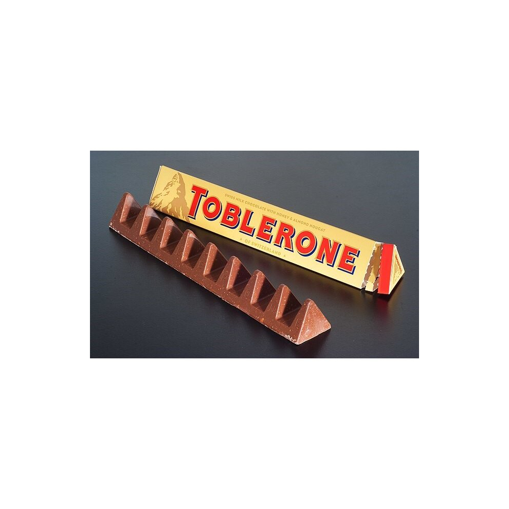 Toblerone 12.7 Oz - 360g Swiss Milk Chocolate Nougat Bar Extra Large