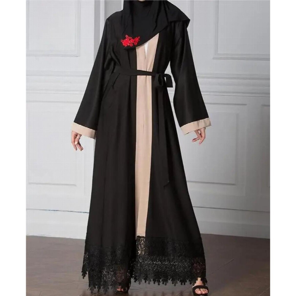 Open Abaya Kimono Femme Musulmane Muslim Hijab Dress Abayas for Women Dubai Arabic Islam Outfit Moroccan Kaftan-image-OPC-PCQNKRK-NEW