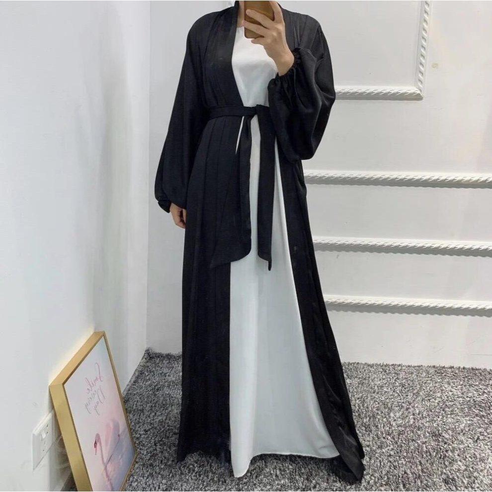 Sell muslim Dress Smooth Silky pure Long Muslim Dresses Women Modest Wear Clothing EID robes WY160-image-OPC-PCQNMB6-NEW