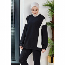 Two Piece Sets Women Tracksuit Long Sleeve Top+Pants Jogging Sporty Matching Suits Muslim Sportswear Outfit Female Hijab Sport